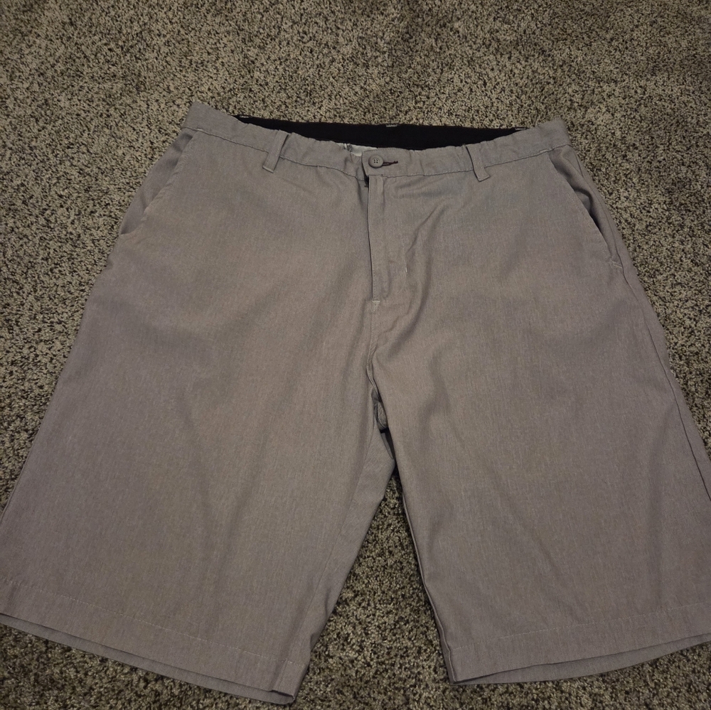 Ron Jon Men's Classic Gray Flat Front Shorts